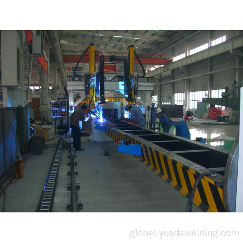 H Beam Automatic Welding Machine H Beam Assembly Production Line Manufactory